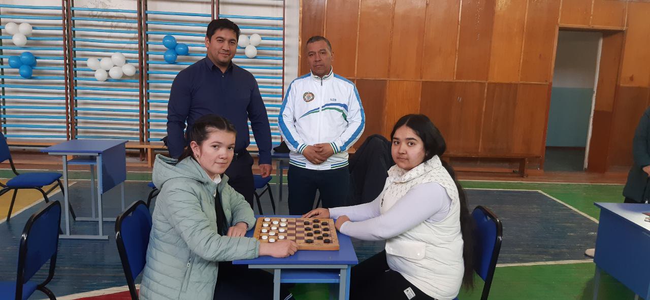 Read more about the article “Barkamol avlod – 2023” dasturidan o‘rin olgan sportning  “Shaхmat-shashka” turi bo‘yicha musobaqa bo‘lib o‘tdi